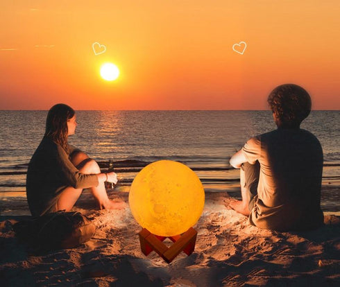 LevMoon 2 - 3D Moon Lamp Humidifier